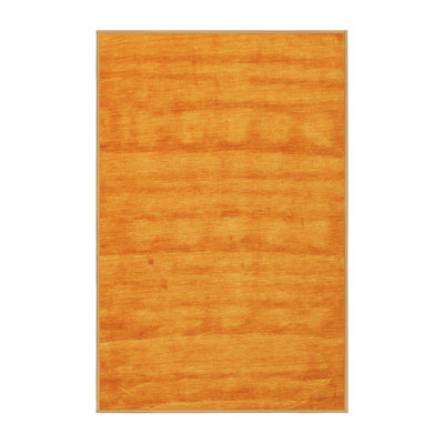 Tapis contemporain jaune