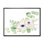 Bouquet de fleurs et feuilles d'eucalyptus III - Peinture sur toile