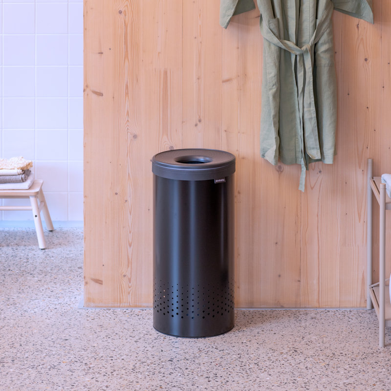 Panier à linge Brabantia, 9,2 gallons (35 L), Noir mat