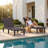 Set Of 2 Resin Outdoor Chaise Lounge Chairs With 5 Adjustable Positions, Waterproof & Tool-free Assembly For Patio Poolside-695799149