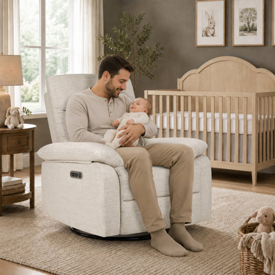 Evolur Asher Deluxe Power Recline Glider