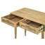 Console d'appoint 2 tiroirs Naturel