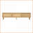 TV Stand, Boho Modern Farmhouse Media Console with Storage, Fits Up to 80'' TVs | Solid Wood+MDF | Boho