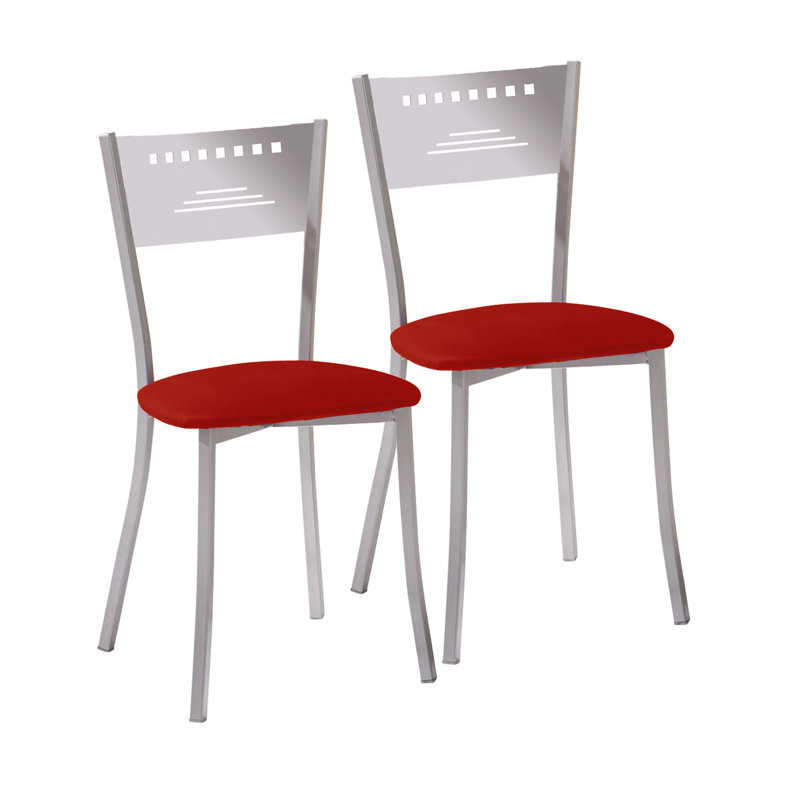 Farmanela Upholstered Dining Chair, Red
