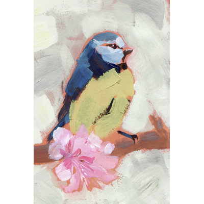 Oiseau chanteur peint II