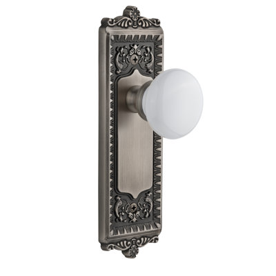 Assiette simple Grandeur Windsor avec bouton de porte Hyde Park