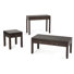 Cosmopolitan 3 - Piece Solid Wood Living Room Table Set