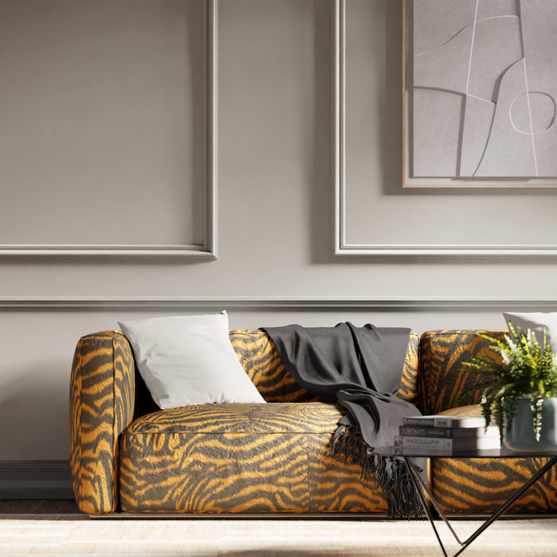 Equidae Fabric, Onyx/Amber Light 