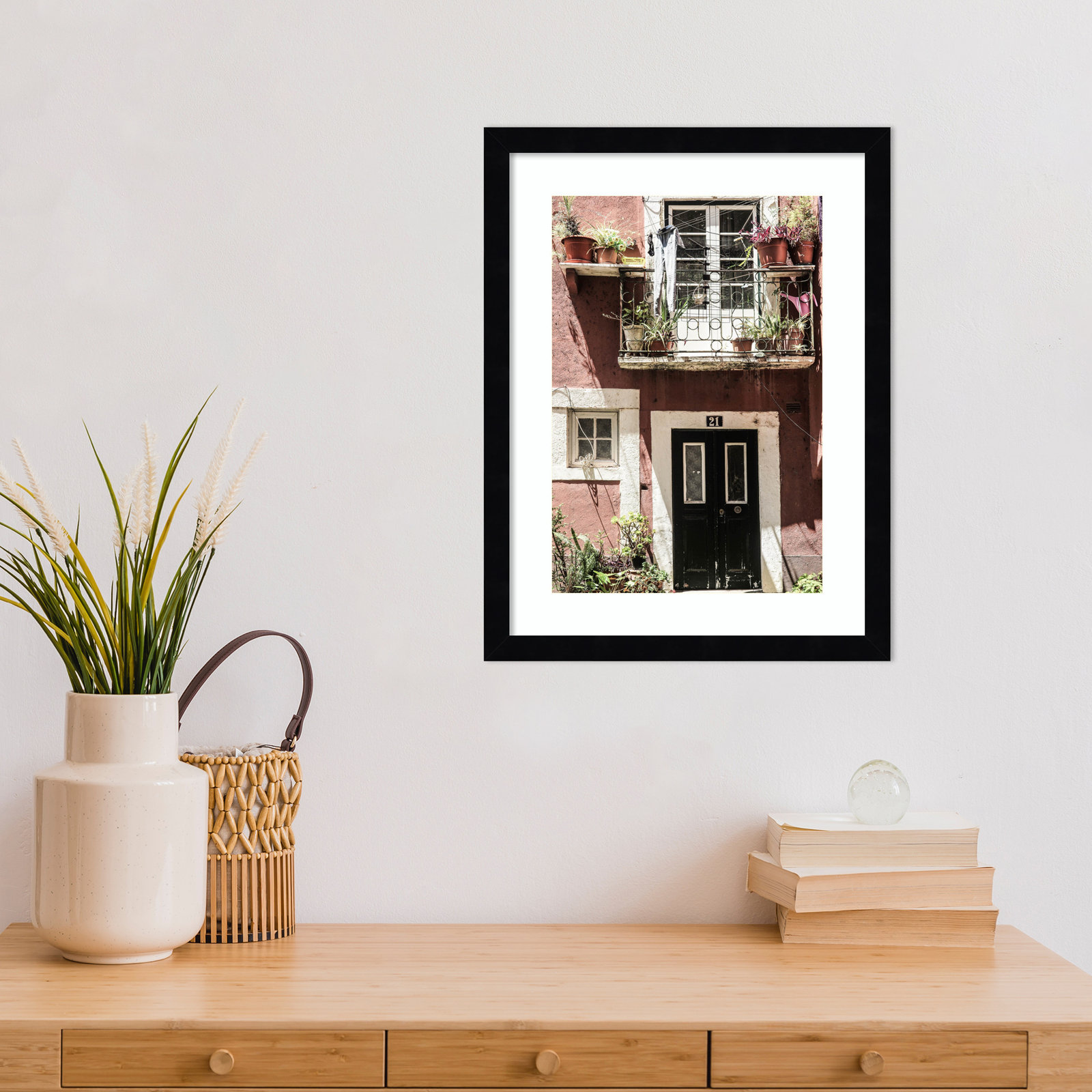 No 21 by Shot by Clint Wood Framed Wall Art Print, 17" H x 13" W, Black