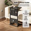 40cm W Steel Bedside Table-126659812