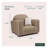 Keet Premium Children's Club Chair with Accent Pillow-1660841626