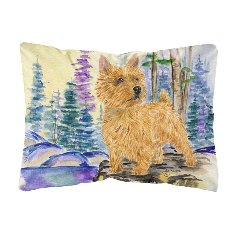 Coussin décoratif intérieur/extérieur norwich terrier
