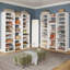 47.2" White 14-Tier Shoe Storage Cabinet
