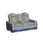 Ensemble de salon Taionna 2 pièces en ciment rocheux/charbon - Sofa et causeuse-1488896048