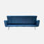 Segera 3-seater velvet convertible sofa bed-92324915