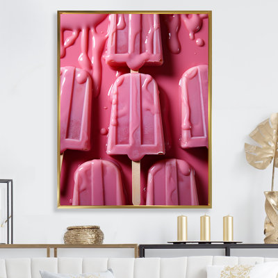 " Popart Pink Playful Popsicles "