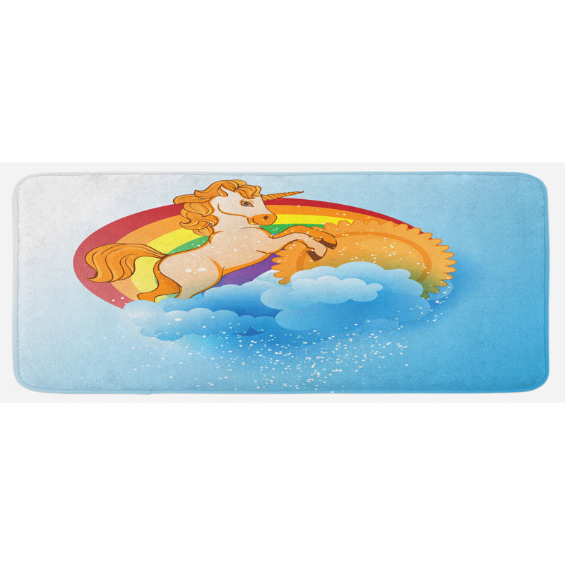 Tapis de cuisine licorne