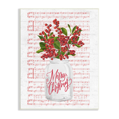 Houx de Noël, plante, feuille de musique, notes de fond, giclée noire, art texturé par lettres et lignes
