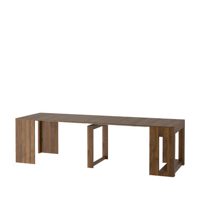 Table de salle à manger extensible pliable, console multifonctionnelle extensible en bois, meubles de salle de réunion, options de longueur de table, bois