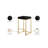 Pipe Counter Stool II In Velvet-111079491