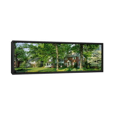 Panoramic Broadmoor Ave Baltimore City Maryland Photographic Print on Canvas