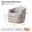 Fauteuil demi-tonneau pivotant Volk 31,25 po Volk-52455830