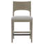 Solaria Upholstered Stool with Solid Wood Frame-70468094