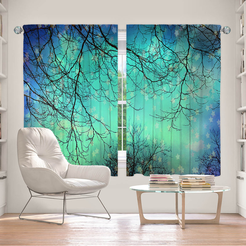 Datus Room Darkening Curtain Pair, 56" W x 78" L