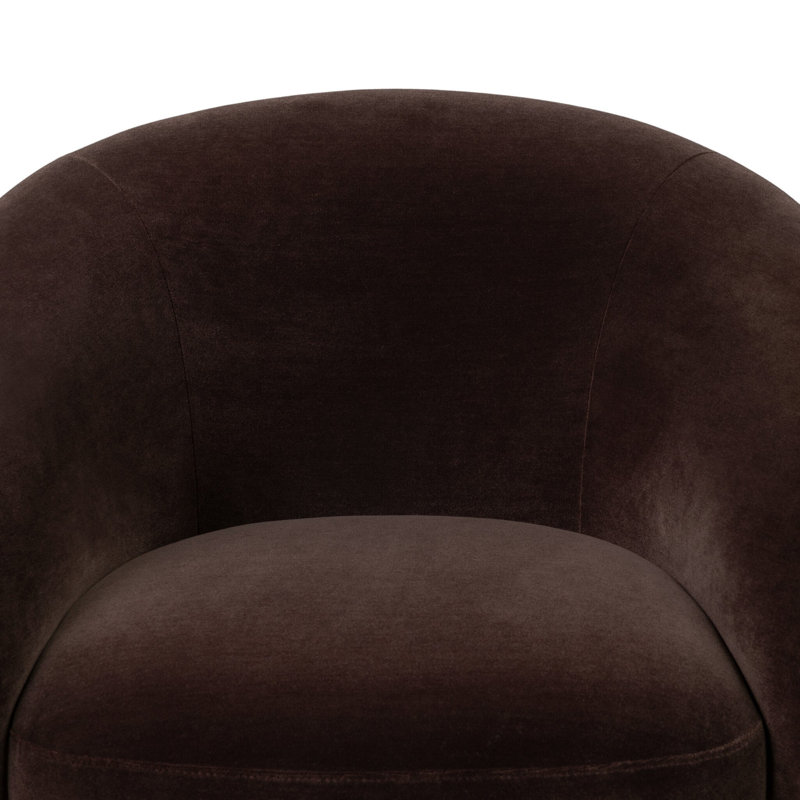 Rainey Swivel Chair, Monte Chocolate