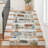 Washable Runner Rug 2x28 - Mere Modern Plush Rug for Hallway & Entryway, Sandstone Multi-598083674-598083646