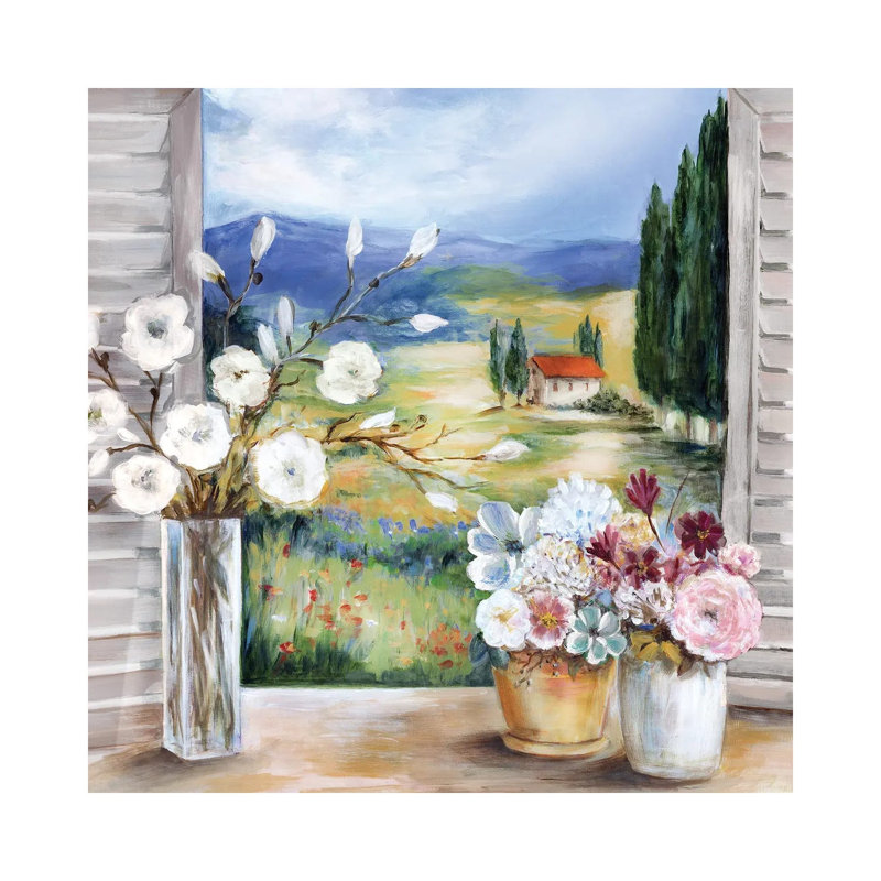 Afternoon In Tuscany By Marilyn Dunlap - Wrapped Canvas Graphic Art by Marilyn Dunlap - Wrapped Canvas Gallery-Wrapped Canvas Giclée