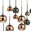 Burhanuddin 15 - Light Copper/Bronze Cluster Pendant