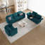 Ensemble de canapé modulaire en velours Ridoy-1833954388