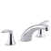 Coralais Deck-Mount Bath Faucet Trim with 8" Spout and Lever Handles, Valve Not Included