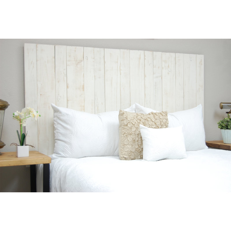  King Solid Wood Panel Headboard