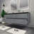 Kirker 72" Wall-Mounted Double Bathroom Vanity Set-1915091834