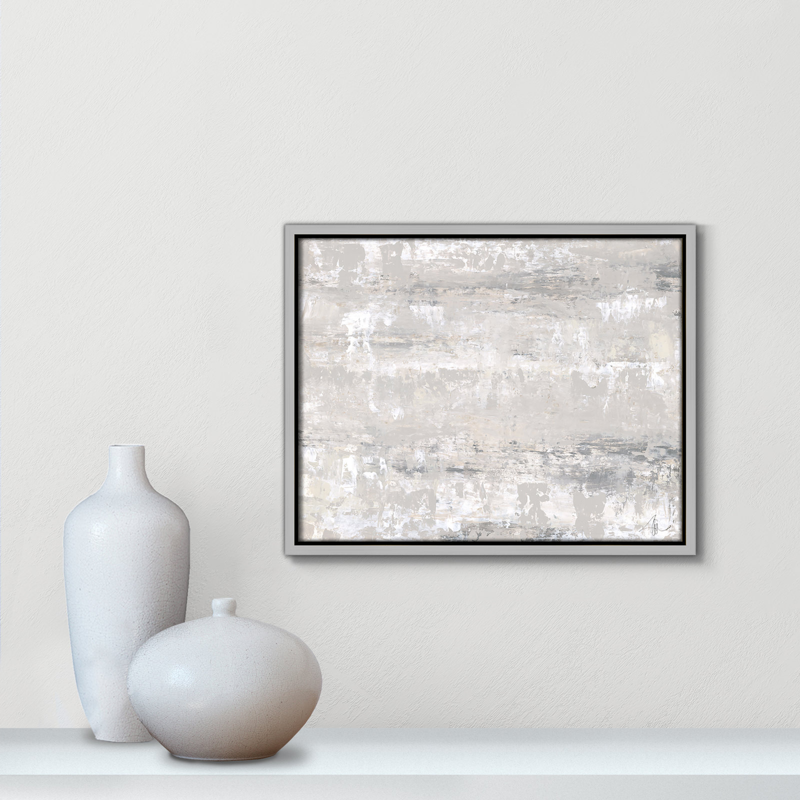 Desert Winds by Filippo Ioco - Print, Silver Framed Canvas, 12.5" H x 15.5" W x 2" D