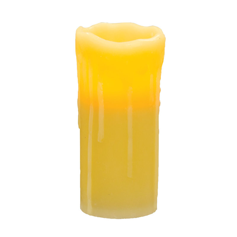 Unscented Flameless Pillar Candle