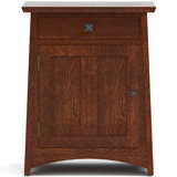 Highlands 1 - Drawer Solid Wood Nightstand