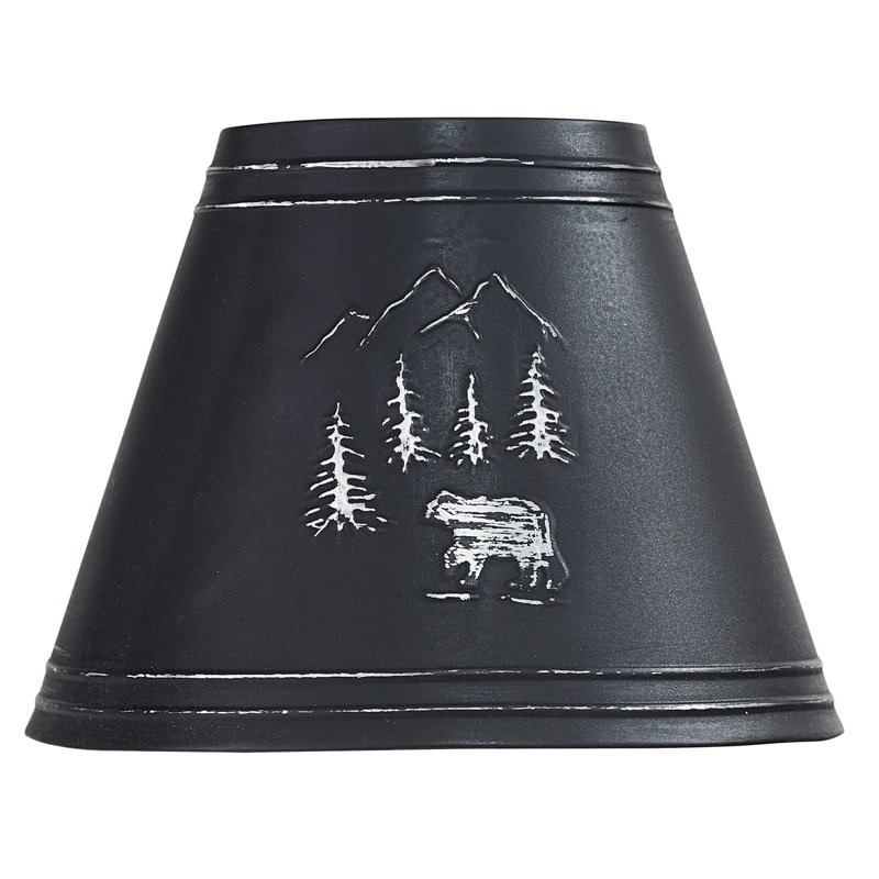 Abat-jour cloche en métal 7 po H