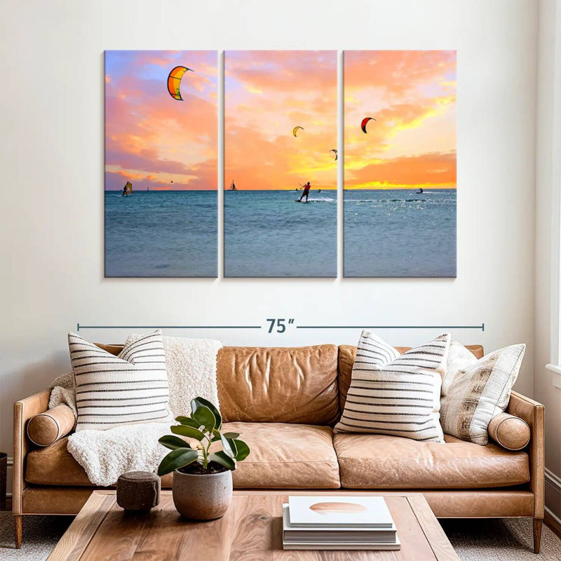 Sireci Kitesurfing, 42" H x 65" W