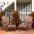 Oversize Folding Chair - Wooden With Pre-Assembled Parts Perfect For Garden, Backyard, Porch, Deck Outdoor Structure Ideal
