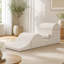 Chaise longue de yoga multifonctionnelle en velours, mousse haute densité avec poche de rangement latérale-275127063
