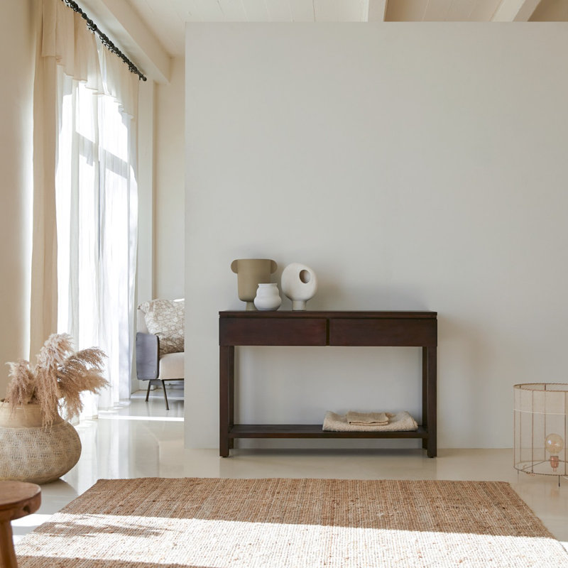 Eva 47.24'' W Solid Wood Console Table