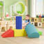 Ensemble de jeu de 6 blocs d'escalade en mousse Aeloxis pour tout-petits-105626377