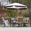 Swivel Patio Dining Armchair with Cushion