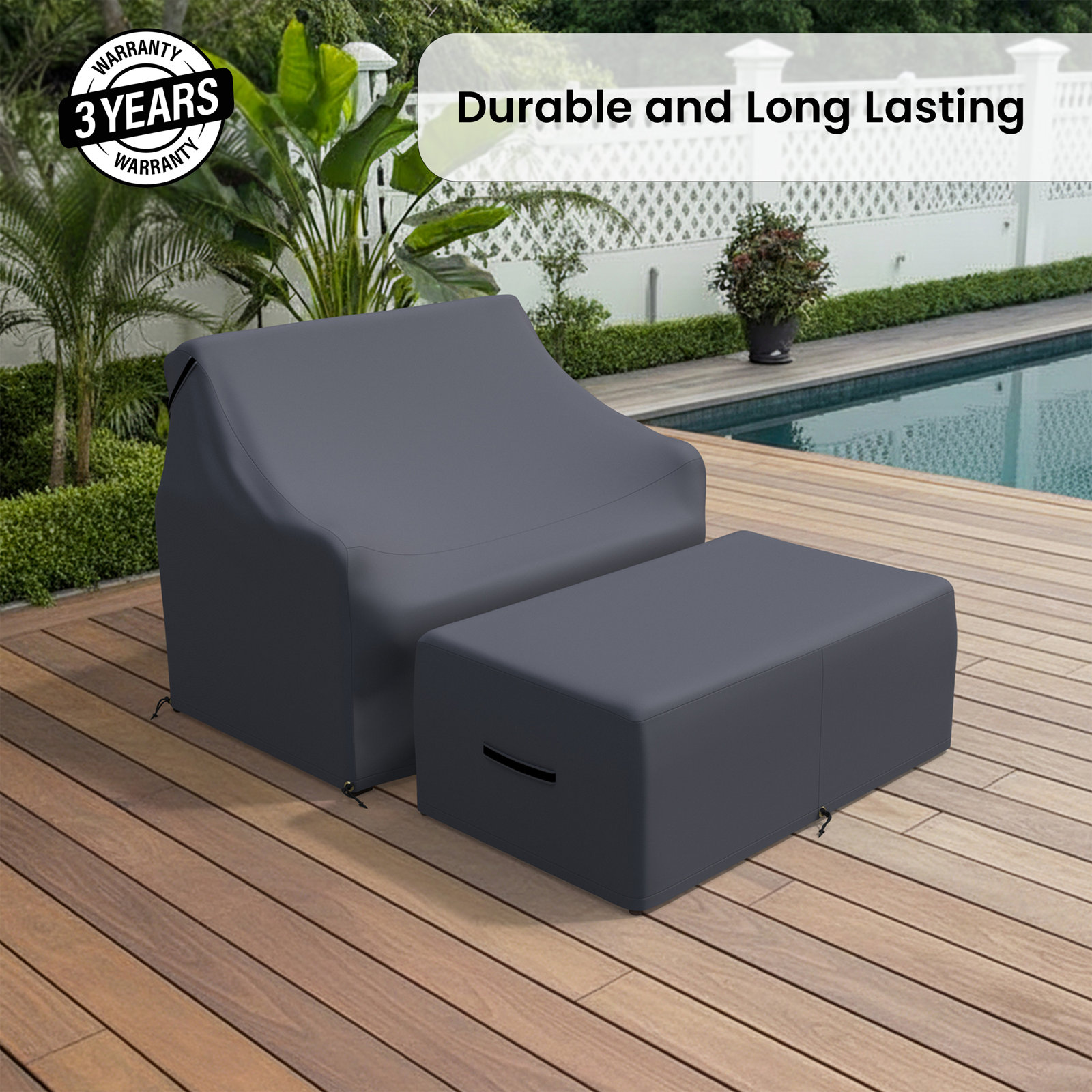 Wicker Seating Outdoor Conversation Set Cover