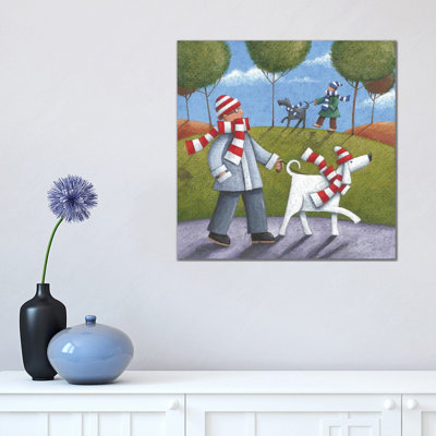 Walk In The Park 1 Piece Wrapped Canvas Painting
