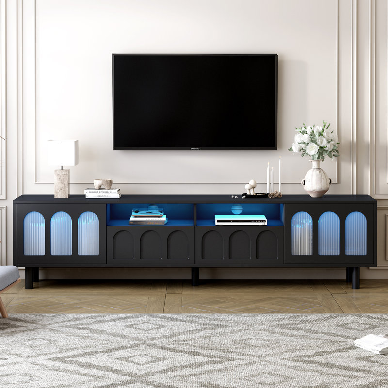 70.8'' Media Center, Black