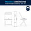 Chaises pliantes en plastique Ayuub pour salles de classe et événements-29193797